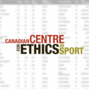 Logo for Canadian Centre for Ethics in Sport, over a blurred data table.